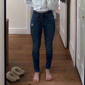 Madewell Blue Skinny Jeans High-Rise Versatile